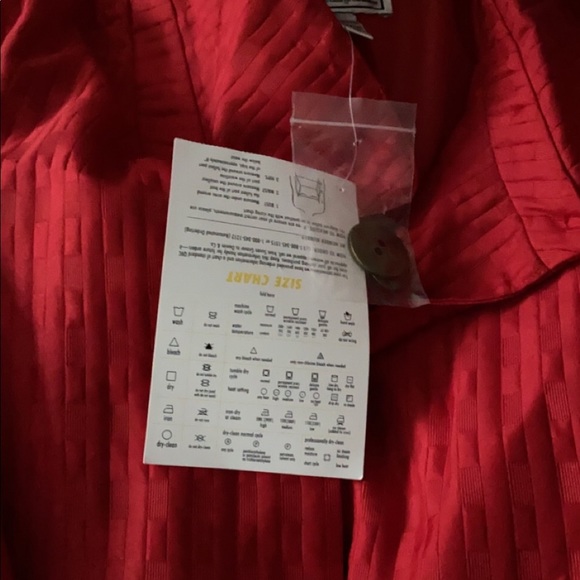 Simonton women red 2X jacket NWT - Picture 3 of 5